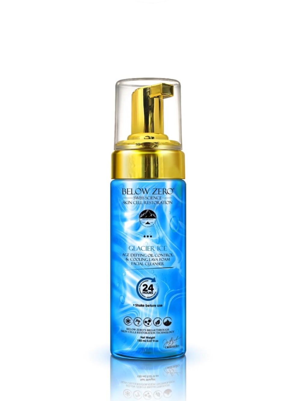 Below Zero Glacier Ice Age Defying Oil Control & Cooling Lava Facial Cleanser